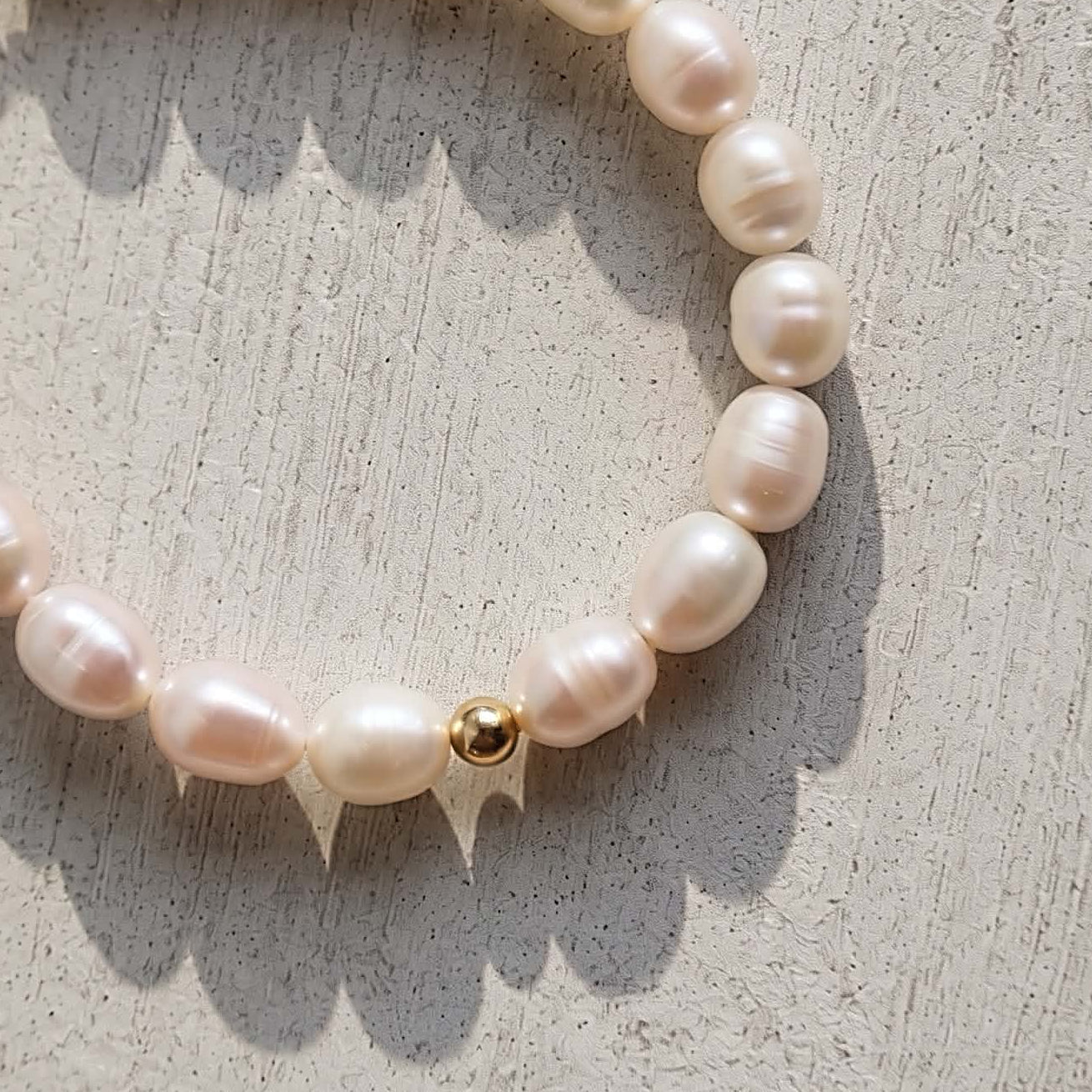 6mm Oval Freshwater Pearl Bracelet 3