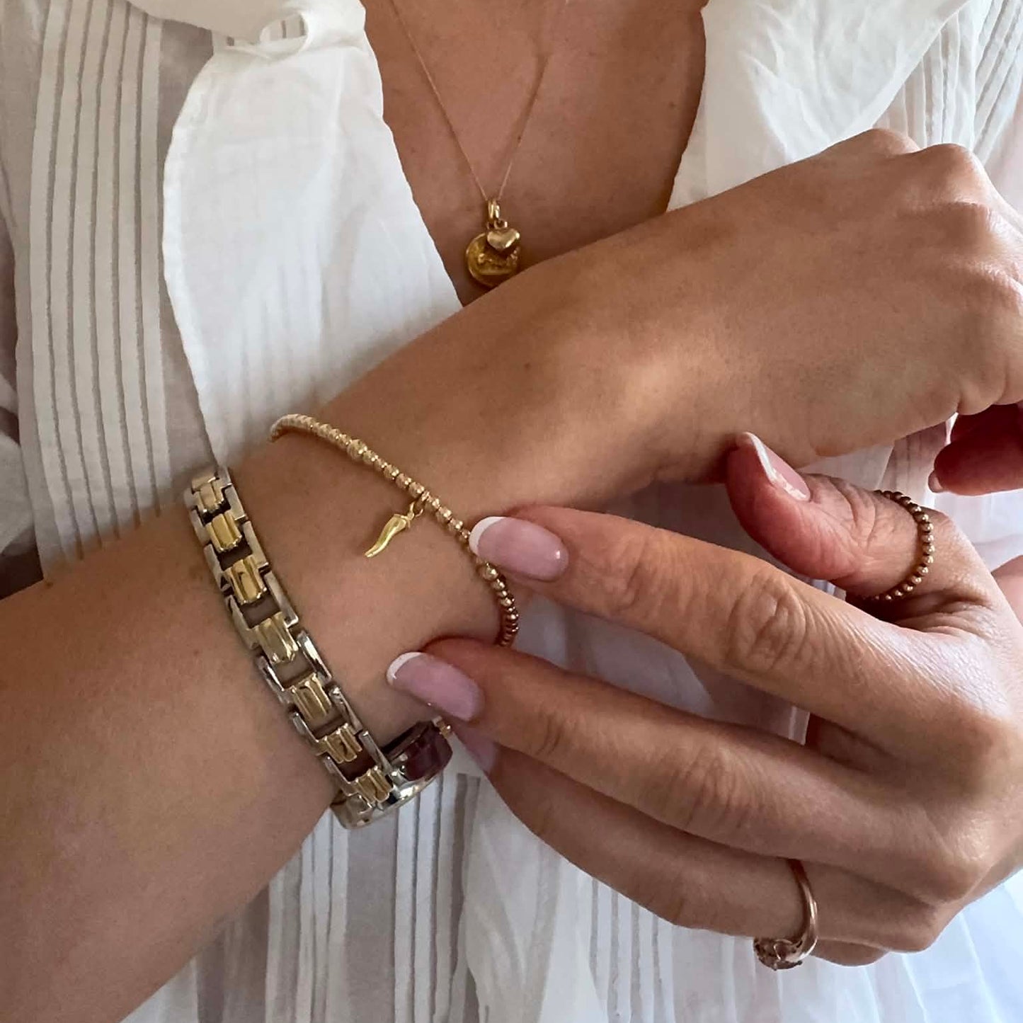 Cornetto Mini Charm Bracelet | 14K Gold-Filled