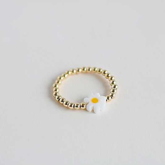 Daisy Beaded Ring | 14k Gold-Filled
