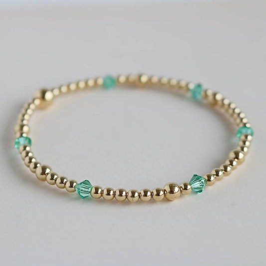 Ocean Topaz December Birthstone |  14K Gold-Filled & 925 Sterling Silver