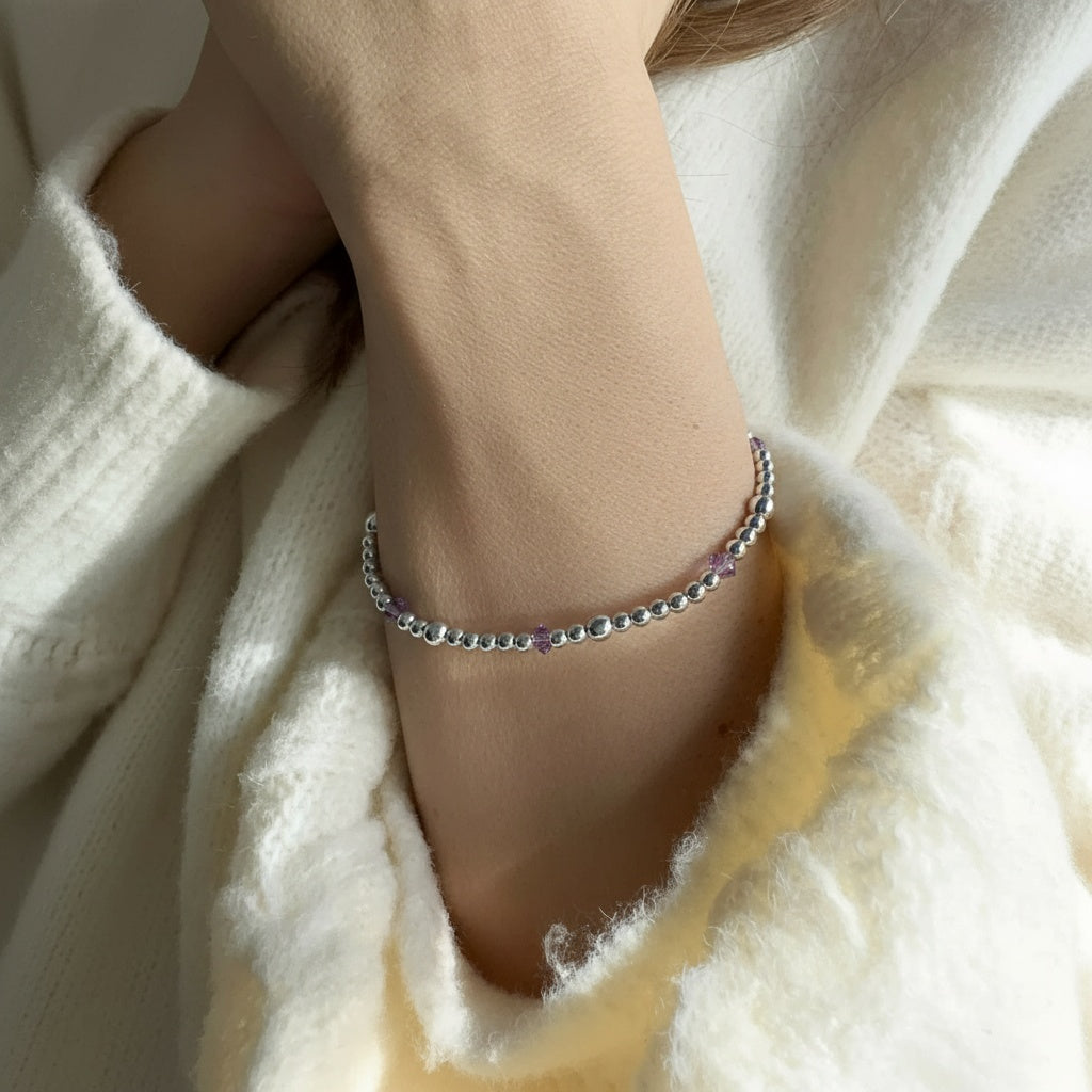 Amethyst February Birthstone |  14K Gold-Filled & 925 Sterling Silver
