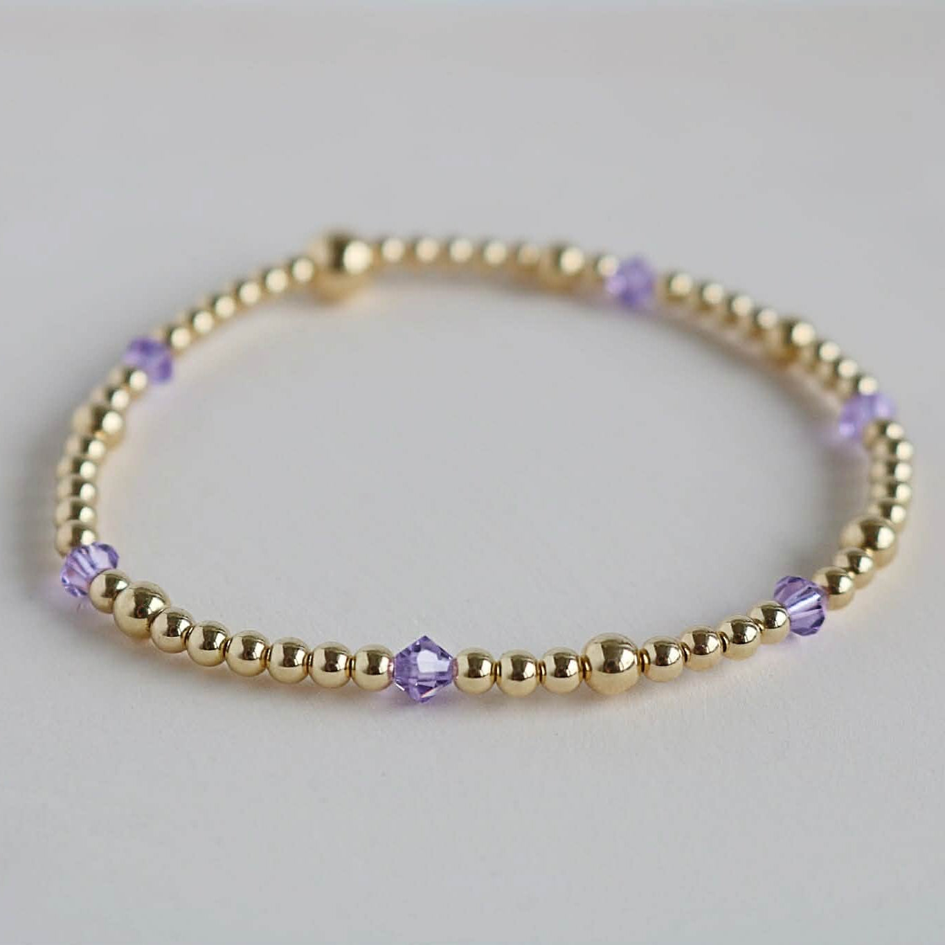 Amethyst February Birthstone |  14K Gold-Filled & 925 Sterling Silver
