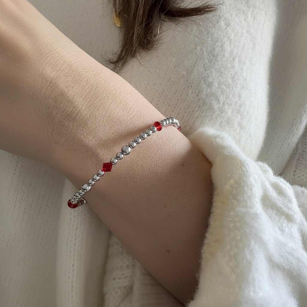 Ruby July Birthstone |  14K Gold-Filled & 925 Sterling Silver