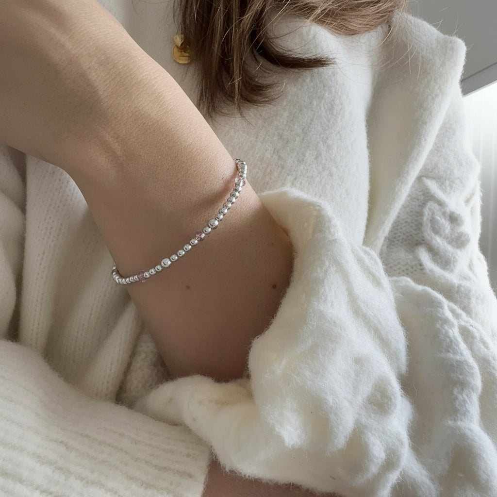Light Amethyst June Birthstone |  14K Gold-Filled & 925 Sterling Silver