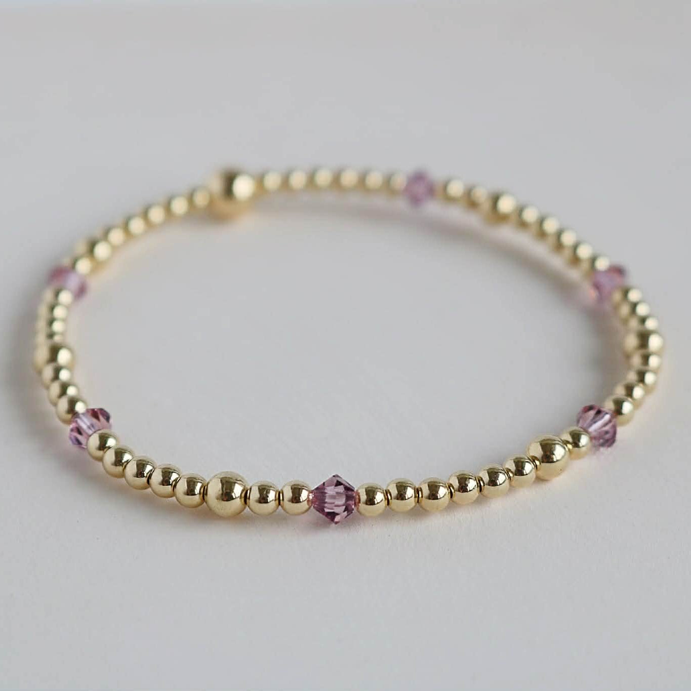 Light Amethyst June Birthstone |  14K Gold-Filled & 925 Sterling Silver