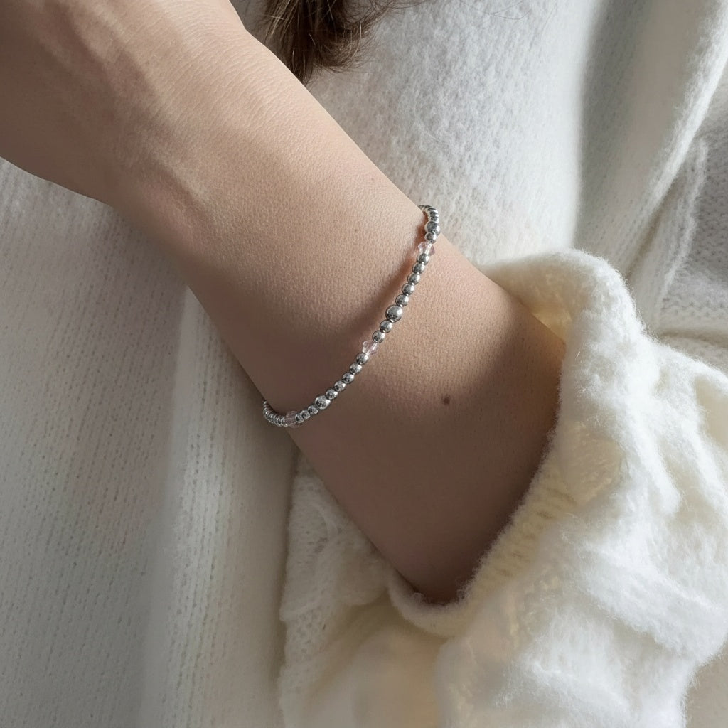 Rose October Birthstone |  14K Gold-Filled & 925 Sterling Silver