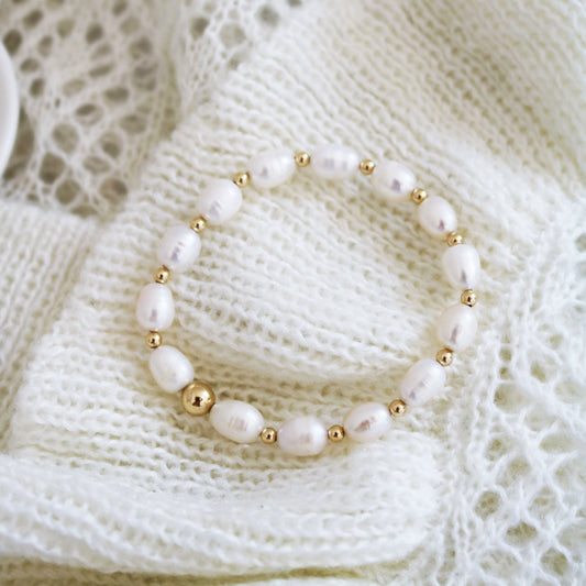 Pearl and Gold | June Birthstone