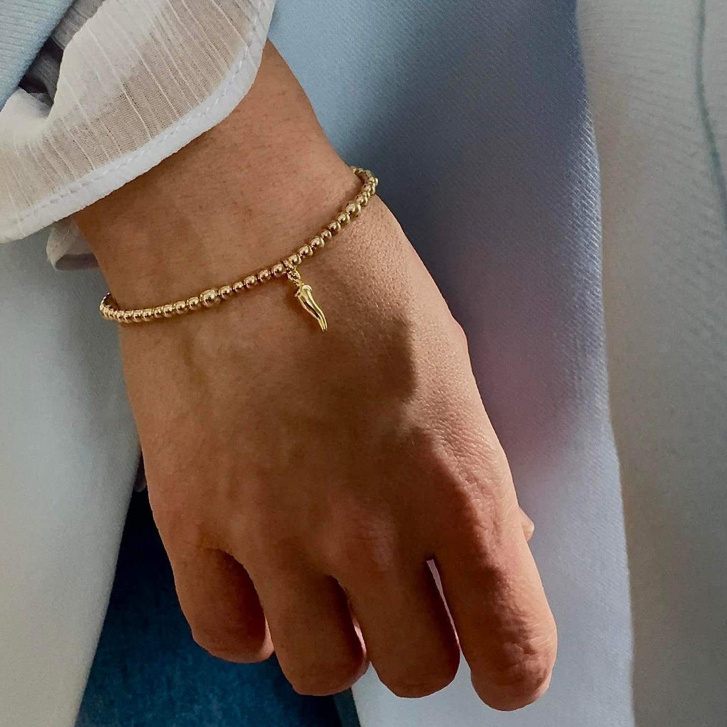 Cornetto Mini Charm Bracelet | 14K Gold-Filled