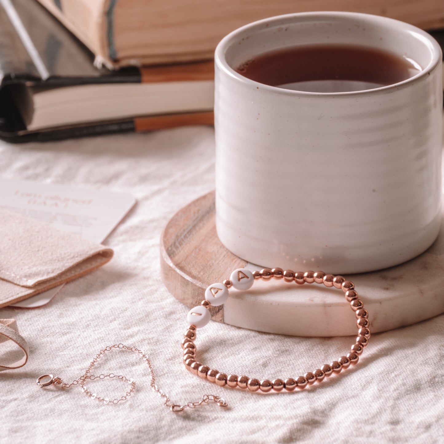 AFFIRMATION & PETITE CHAIN Bundle | 14K Rose Gold Filled