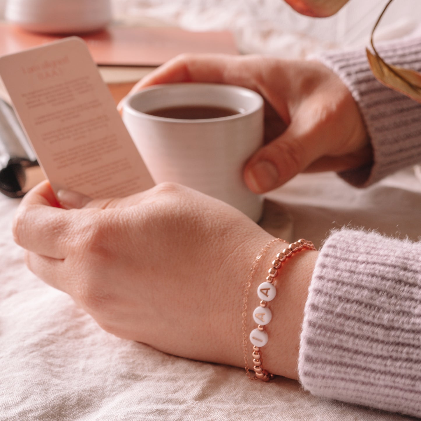 AFFIRMATION & PETITE CHAIN Bundle | 14K Rose Gold Filled