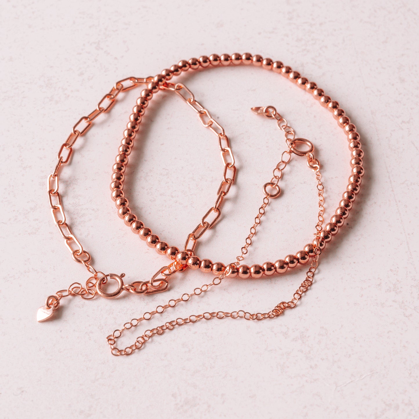 PLAIN JANE Beaded Bracelet | 14K Rose Gold Filled